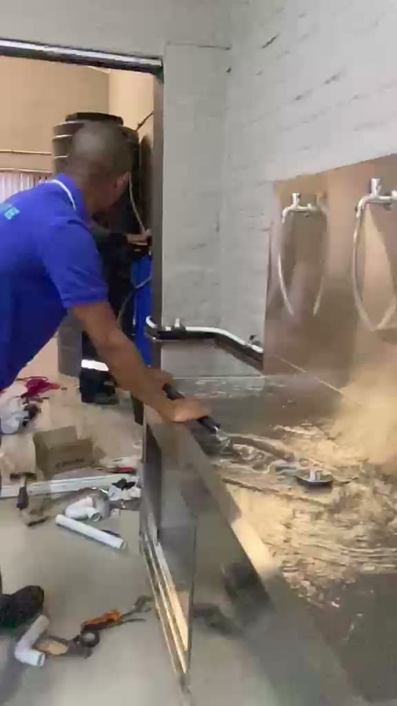 A walk through the deli during the build