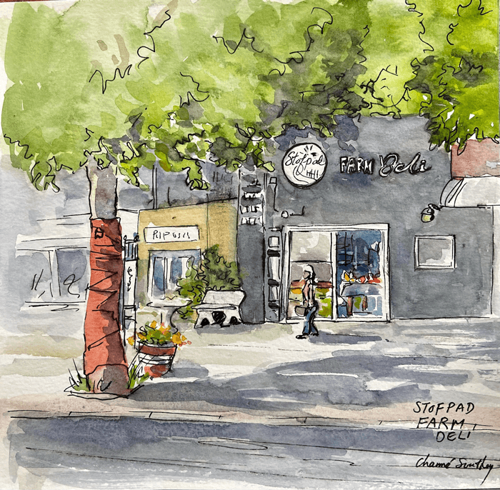 Stofpad painting